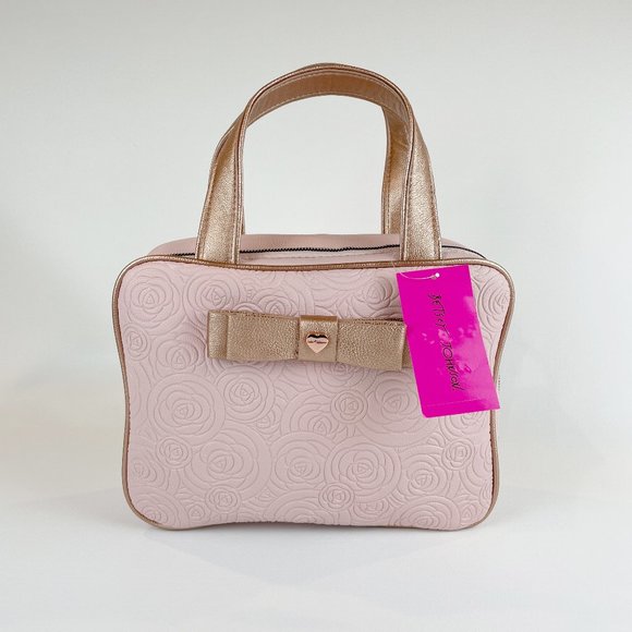 Betsey Johnson Cosmetic Case in Blush - Picture 1 of 9